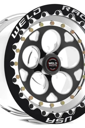 Price Cut Weld Magnum III 15x10 / 5x4.5 BP / 7.5in. BS Black Wheel - Black Single Beadlock MT