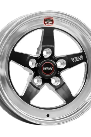 Weld S71 15x15.33 / 5x4.5 BP / 4.5in. BS Black Wheel (Low Pad) - Non-Beadlock Best Choice