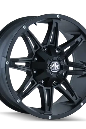 Mayhem 8090 Rampage 20x9 / 8x165.1 BP / 0mm Offset / 130.8mm Hub Matte Black Wheel Top Pick