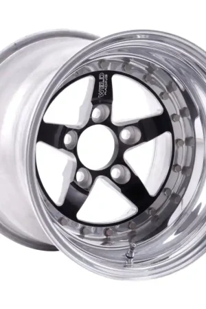 Fresh Stock Weld Weldstar 15x8 / 5x4.75 BP / 5.5in. BS Black Wheel - Non-Beadlock