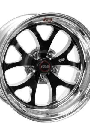 Weld S76 17x10.5 / 5x4.75 BP / 8.8in. BS Black Wheel (Medium Pad) - Non-Beadlock Exclusive