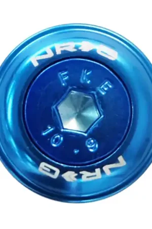 NRG Fender Washer Kit w/Color Matched M6 Bolt Rivets For Plastic (Blue) - Set of 10 New Release