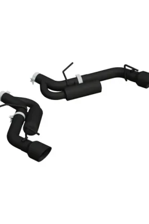 MBRP 16-19 Chevrolet Camaro SS Dual Rear Exit Axle Back w/ 4.5in OD Tips - BLK (Non NPP Models) Final Sale