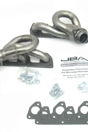 JBA 02-08 Ford Ranger 3.0L V6 w/o EGR 1-1/2in Primary Raw 409SS Cat4Ward Header Popular