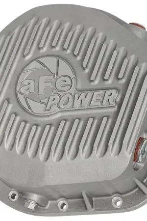 aFe Rear Differential Cover (Raw; Street Series); Ford Diesel Trucks 86-13 V8 (td) Worldwide Shipping