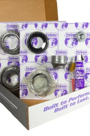 Yukon 9.75in Ford 4.11 Rear Ring & Pinion Install Kit 34 Spline Positraction Axle Bearings High Quality