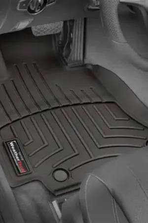 Bargain WeatherTech 2022+ Toyota Tundra CrewMax Double Cab Front FloorLiners - Cocoa