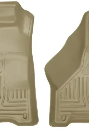 Luxury Husky Liners 09-10 Dodge Ram 1500/2500/3500 WeatherBeater Front Row Tan Floor Liners
