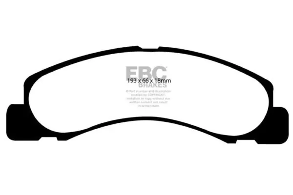 Trending EBC 00-02 Ford Excursion 5.4 2WD Extra Duty Front Brake Pads