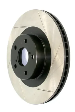 StopTech Power Slot 08-09 BMW 135i Coupe Front Left Slotted Rotor Affordable