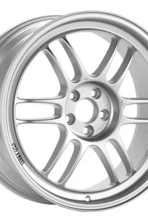 Enkei RPF1 17x7 4x100 43mm Offset 73mm Bore Silver Wheel  Miata 4-Lug/Honda & Acura 4-Lug/02-06 Mini New Arrival
