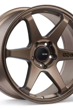 Enkei T6R 18x9.5 45mm Offset 5x120 Bolt Pattern 72.6 Bore Matte Bronze Wheel Special Offer