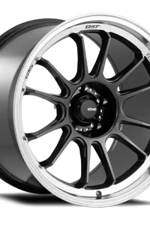 Konig Hypergram 18x11 5x112 ET40 Metallic Carbon w/ Machined Lip Modern