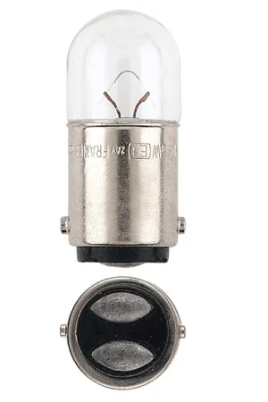 Narva 47209BL 12V 5W R5W BA15D Incandescent Globes - Twin Pack Warranty Included