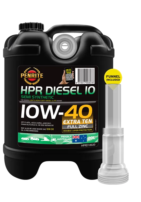 Penrite HPR Diesel 10 Semi Synthetic Engine Oil 10w40 10W-40 20L HPRD10020 (Pickup Only) Markdown