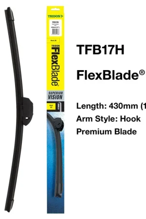 Top Pick Tridon Flexblade - Hook 17In - TFB17H