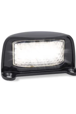 Express Delivery LED Autolamps 35BLM LED Licence Plate Lamp with Black Housing