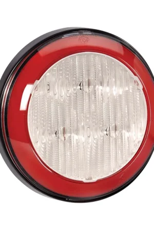 Narva 94310 9–33 Volt Model 43 LED Rear Direction Indicator Lamp (Amber) With Red LED Tail Ring Genuine