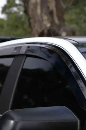 Get Yours MaxPro Slimline Window Visors (Black) Ford NG Ranger 7\\/22+ \\u0026 VW NG Amarok 23+ 4 Door - F91F94 (Pickup Only)