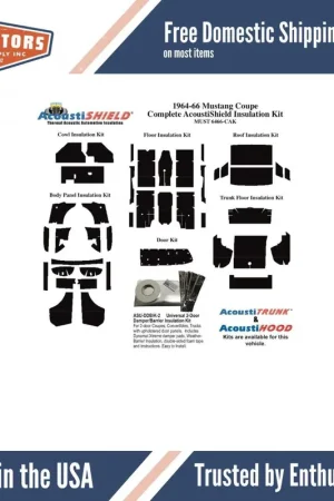 Big Sale Trunk Divider Panel Board for 1964-1966 Ford Mustang Convertible