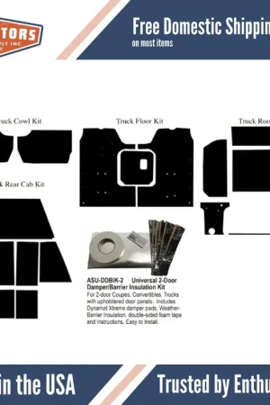 Clearance Insulation Sound Deadener Kit for 1988-98 Mack CH Series Acoustishield Complete