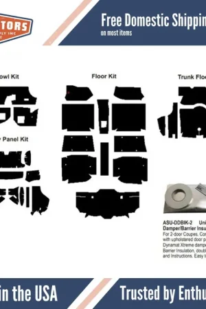 Insulation Sound Deadener Kit for 69-70 Mercury Cougar Convertible Complete Latest