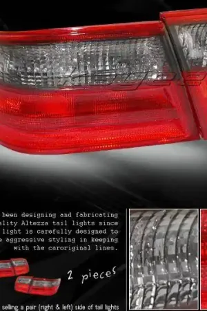 Fast Shipping Red Smoke Taillights