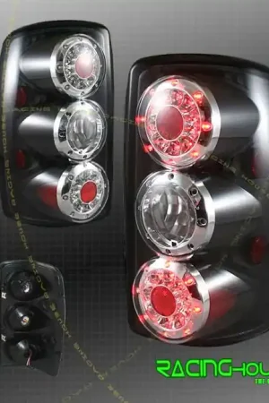 Euro Black LED Taillights Flash Sale