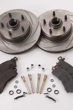 Premium SSBC Turbo Slotted Rotors & Pads - Front - A2351009