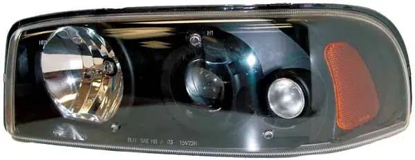 Genuine TYC Projector Headlights with Black Housing - 80621540