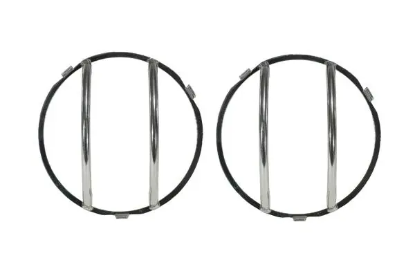 No Minimum Order Rugged Ridge Euro Guard Kit - Headlight Guard - Stainless Steel - 11142-01