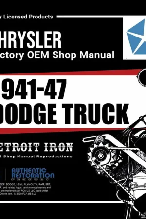 Best Price Digital Shop Manual and Resources for 1941-1947 Dodge Truck