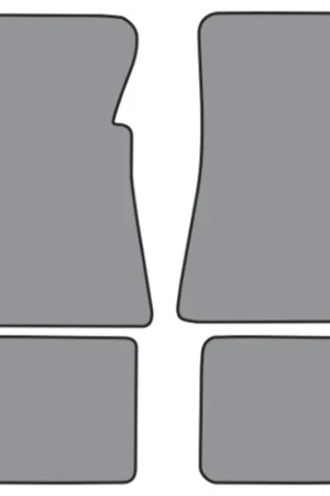 Floor Mats for 1955-1956 Ford Fairlane (FM80F FM18R) Loop 4Pc Price Drop