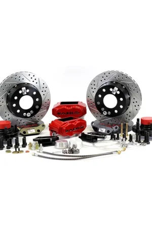 Baer Brakes 4301432B-X1 Baer Brakes 11" SS4+ Front Brake Kit, Black, SDZ, ARP Studs Final Sale
