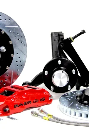 Baer Brakes 4301086B Baer Brakes 14" Extreme+ Front Brake Kit, Black, SDZ, Std. Studs Top Rated