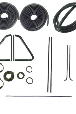 Door n Window Weatherstrip Seal Sweeps Channel Kit for Chevrolet GMC 1967 w/Trim Professional Grade