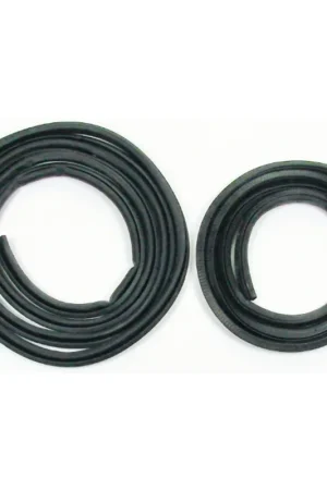 Brand New Door Rubber Weatherstrip Seal, Left and Right Hand 2pc. for 1996-2002 Chevy/GMC