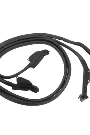Free Returns Door Rubber Weatherstrip Seal LH, RH for 1969-1977 Chevrolet Corvette