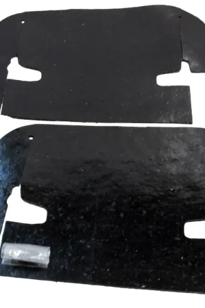 A-Arm Control Arm Dust Splash Shield for Chevrolet Corvette 1967 2DR 2pc Rubber Premium