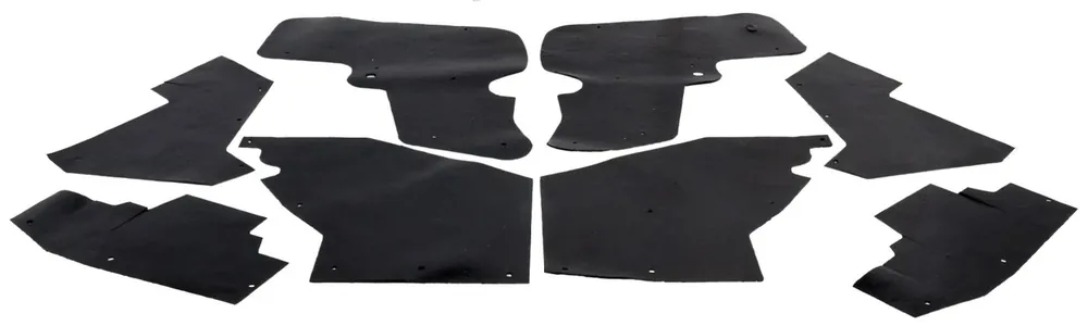 Authentic A-Arm Control Arm Dust Splash Shield for Cadillac 1967-68 2/4DR 8pc Rubber