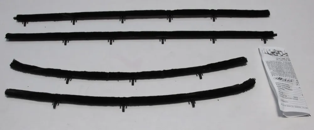 Order Now Window Sweeps Felt Kit Weatherstrip for 1969 Olds Cutlass 2 Door Sedan OEM