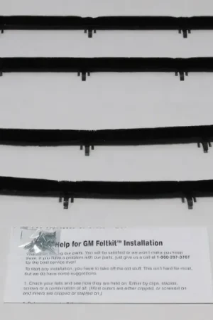 Premium Window Sweeps Felt Kit Weatherstrip for 1968 Chevrolet Chevelle 2 Door Coupe