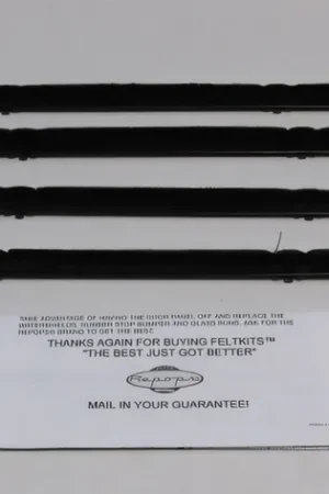 Window Sweeps Felt Kit Weatherstrip for 1966-1977 Ford Bronco Made in USA Special Offer