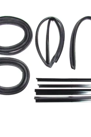 Fast Shipping Door Seal Window Sweeps Channel Kit, Left and Right Rear for 1992-2002 Chevy/GMC
