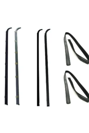 Window Sweeps Felt Kit Front Left and Right Hand 6-Piece for 1983-1992 Ford New Release