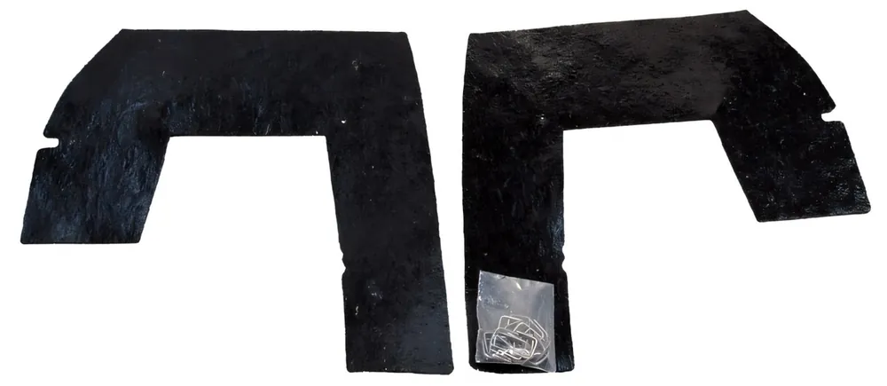 New Arrival TailLight Dust Splash Shield for Chevrolet Passenger 1957 2/4DR 2pc Rubber