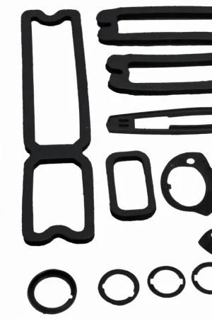 Body Gasket Kit Weatherstrip Seal for 1966 Chevelle El Camino Black 14 pieces Budget