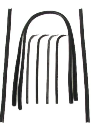 Window Sweeps Felt Kit Front Left and Right 6pc. for 67-70 Ford F-Series Direct From Factory