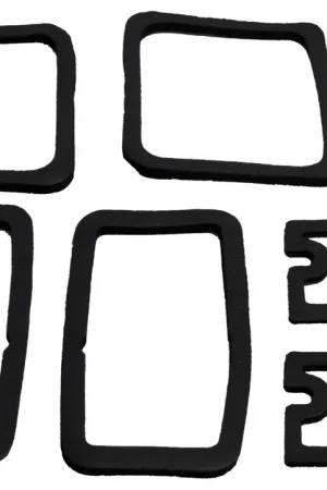 Luxury Gasket Kit Weatherstrip Seal for Chevrolet Camaro Rally Sport 1967-68 2DR 6pc