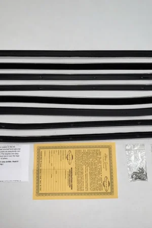Window Sweeps Felt Kit for Chevrolet Belair Biscayne 1967-68 4DR Sedan OEM 8Pc Best Choice